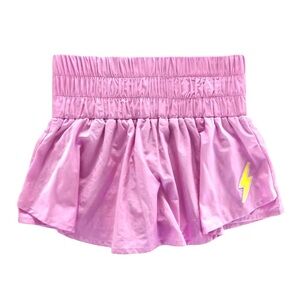Tween Active Skort with lightning bolt patch